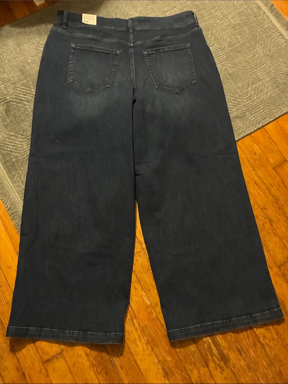 Lane Bryant Dark Blue Wide Leg Women’s Jeans - Picture 5 of 10